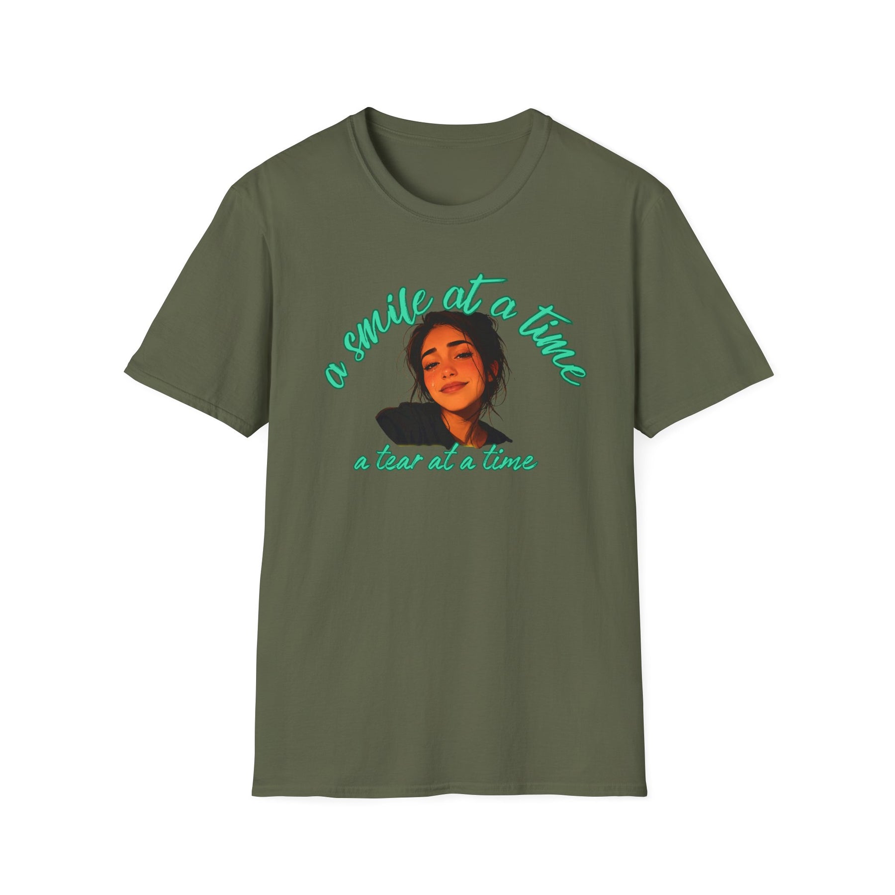 One Smile at a Time, One Tear at a Time – Recovery & Sobriety Shirt – DPR Recovery Tee