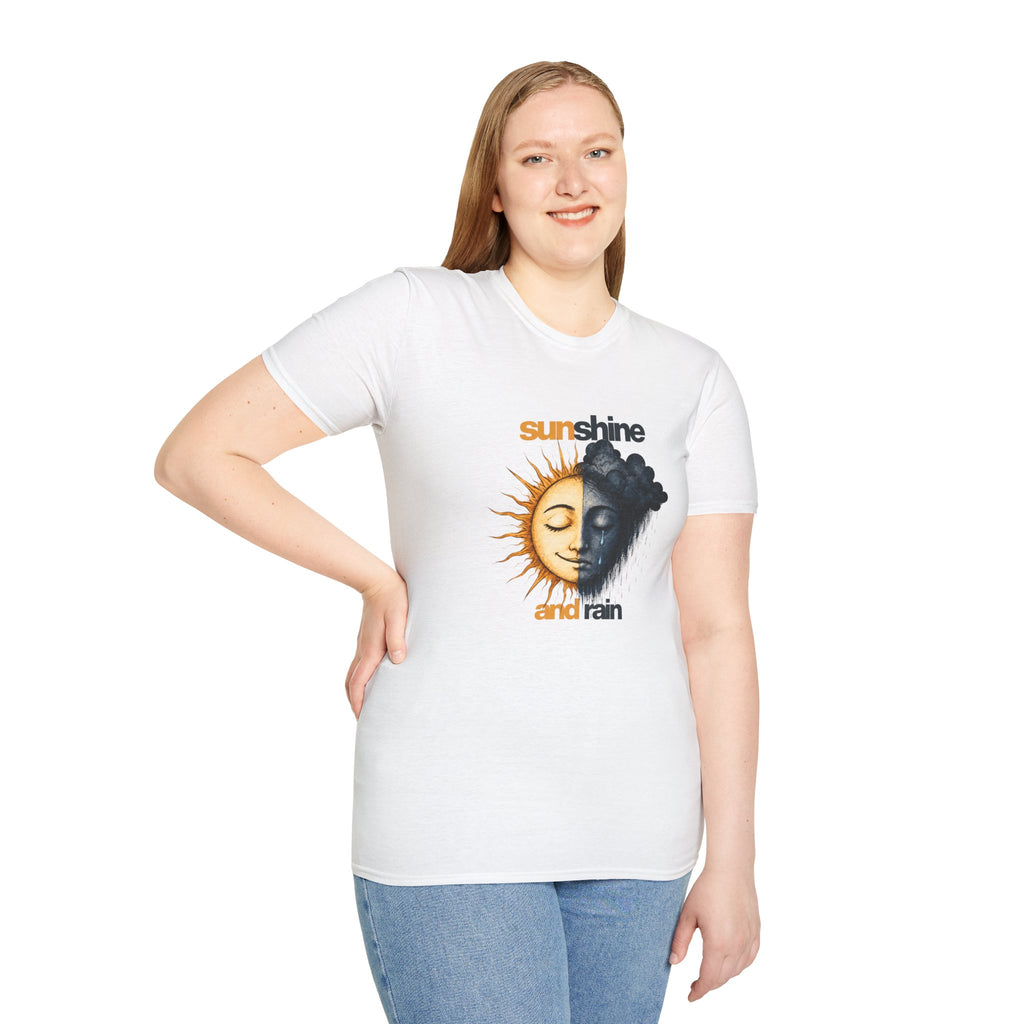 Sunshine and Rain Recovery T-Shirt | Sobriety Inspirational Tee