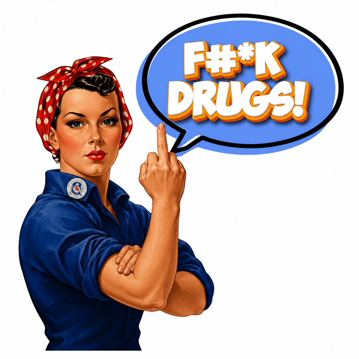 F#K Drugs Rosie Tee