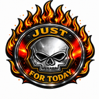 Just For Today Skull Recovery Tee