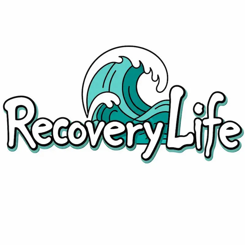 Recovery Life Wave Tee – front view | DPR Recovery Tees