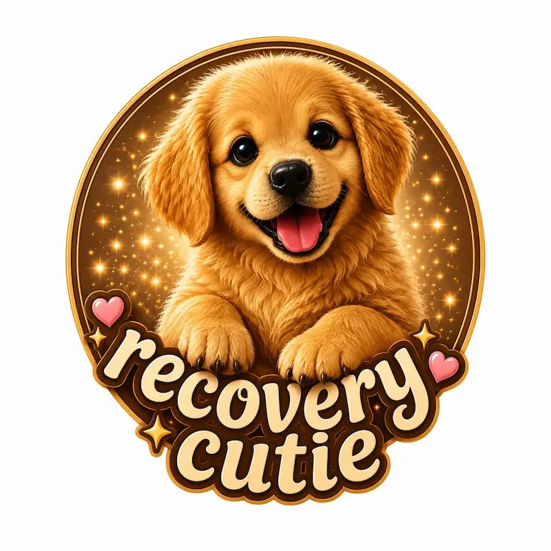 Recovery Cutie Puppy Tee – front view | DPR Recovery Tees